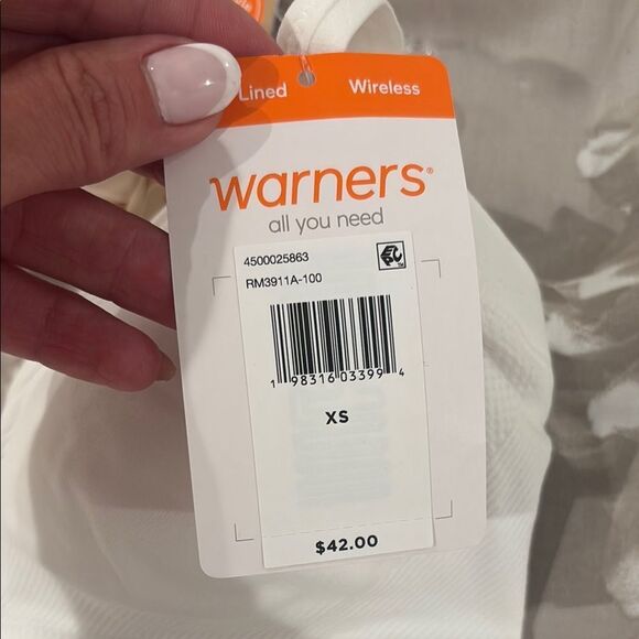 Warner's White Seamless Comfort Bra - Picture 3 of 6